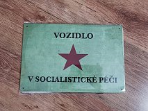 Plechová cedule - o1569