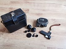 Retro kamera s příslušenstvím - o1640