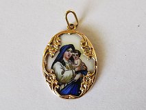 Zlatý přívěsek Madonka  - o1734