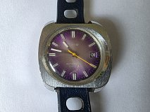Hodinky PRIM fialky, automat - o3242
