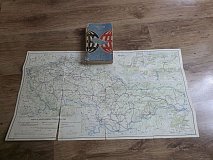 Jízdní řád ČSD1965/66 a mapa spojů - o3281