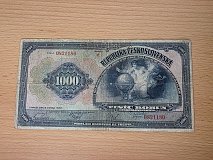 Bankovka 1000 Kč 1932- o3382